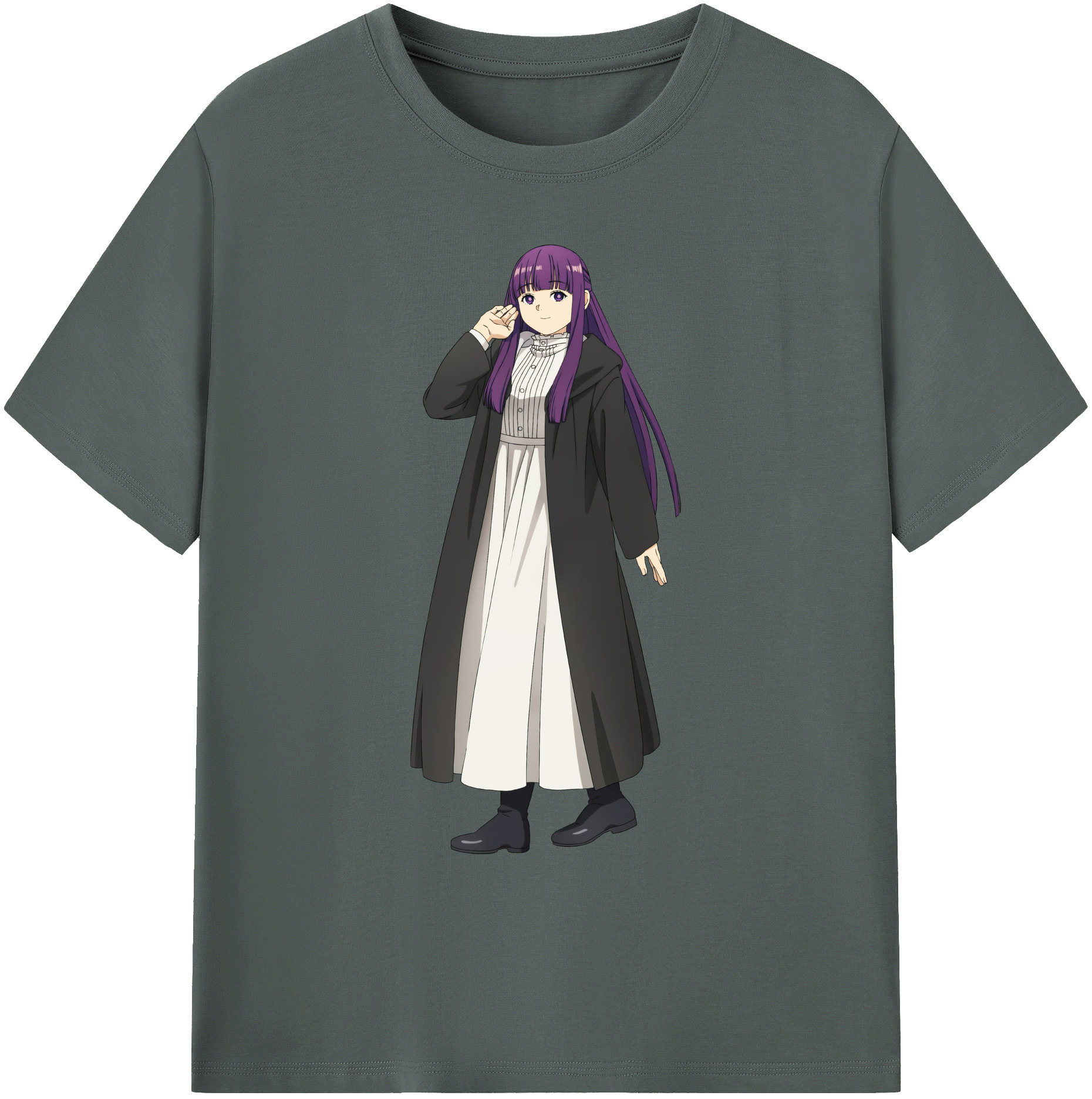 （画像用） 葬送のフリーレン Frieren 綿100％ メンズ半袖Tシャツ｜肌触りやわらか＆通気性